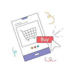 Online podcast flat animated design, premium download 