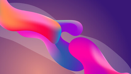 Trendy design template with fluid and liquid shapes. Abstract gradient backgrounds. Applicable for covers, websites, flyers, presentations, banners.