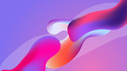 Trendy design template with fluid and liquid shapes. Abstract gradient backgrounds. Applicable for covers, websites, flyers, presentations, banners.
