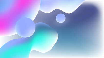 Trendy design template with fluid and liquid shapes. Abstract gradient backgrounds. Applicable for covers, websites, flyers, presentations, banners.