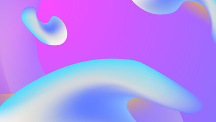 Trendy design template with fluid and liquid shapes. Abstract gradient backgrounds. Applicable for covers, websites, flyers, presentations, banners.