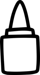 hand draw stationery school element