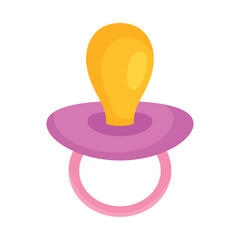 pink pacifier icon