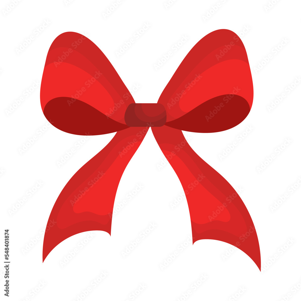 Canvas Prints red bow icon