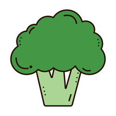 green broccoli icon