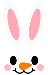 easter bunny rabbit face