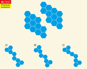 Find the Missing Piece. Shape completion questions, Find next shape