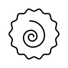 Narutomaki icon. sign for mobile concept and web design. vector illustration