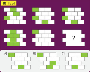 Find the Missing Piece. Shape completion questions, Find next shape