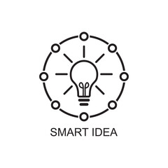 smart idea icon , business icon