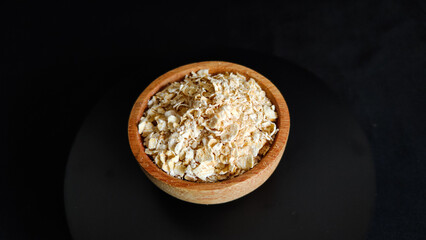 Wheat On Black Background. Oat On Black Background. Wheat or oats on a black isolated background. Perfect for illustration of content related to wheat or oats.