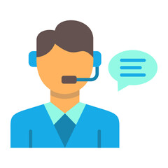 Customer Service Flat Icon