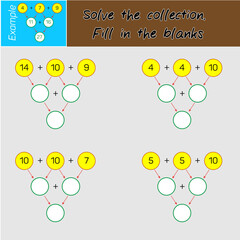 Solve the collection fill in the blanks