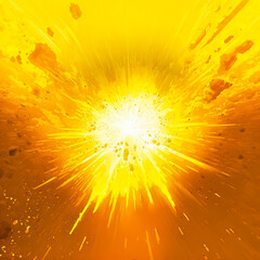 Obraz premium Colorful explosion background with sparks and smoke. Abstract explosion background. light explosion effect. 3D illustration