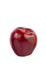 Fresh red apple isolated on transparent. With clipping path