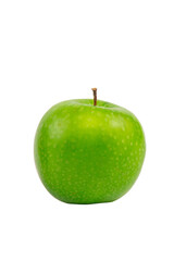 Fresh green apple isolated on transparent background
