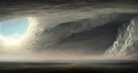 Fototapeta premium 異星、惑星、ＳＦ、ファンタジーなカラフルな空_12