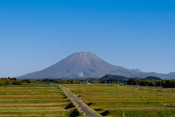 中国横断自動車道　溝口IC付近からの大山