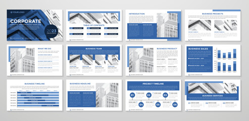 company presentation template design