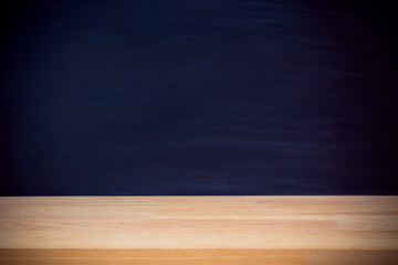 Abstract Natural wood table texture on Chalk rubbed out on background : Top view of plank wood for...