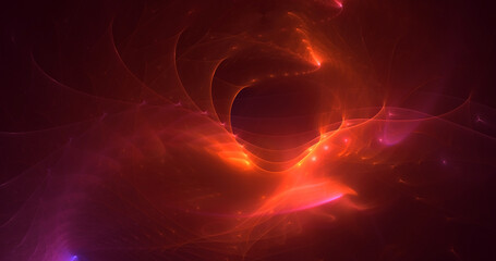 Fototapeta premium 3D rendering abstract multicolor fractal light background