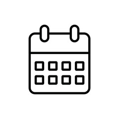 calendar icon design vector template
