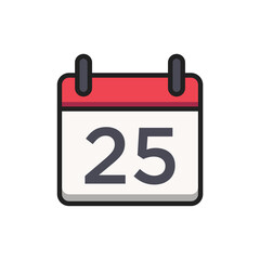 calendar icon design vector template