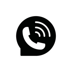 call bubble icon design vector template