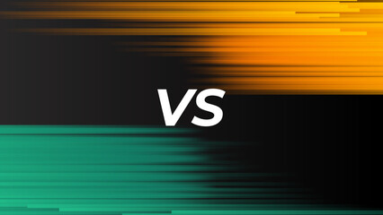 Facts vs myths versus battle background with lightning bolt. Concept of thorough fact-checking or easy compare evidence.. Vector illustration