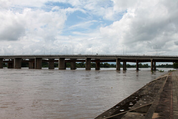 Fototapeta premium Rimping river north of Thailand Kamphaeng Phet