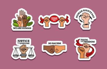 Human Rights Day Sticker
