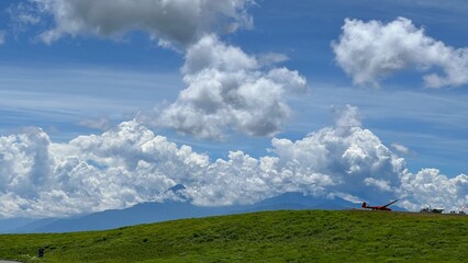 空と雲とグライダー