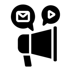 marketing glyph icon