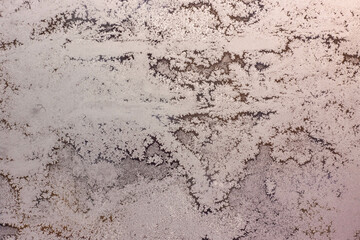 Frost on the window