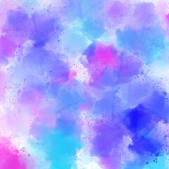 Watercolor Rainbow Splash Background