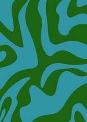 Doodle Swirl Abstract Background 