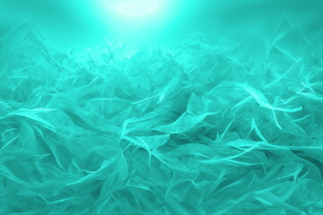 Obraz premium Turquoise, blue and green background texture, wavy silky pattern with different shades of light natural colors beautiful, wave and flowing design 