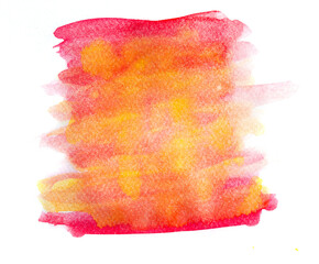 Abstract Hand painted Watercolor Colorful wet background on paper. Handmade texture art color for creative wallpaper or design art work. Pastel colors