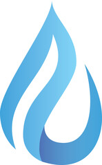 Illustration drawing of water drop logo emblem. International global ready to use icon of clean liquid.