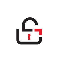 abstract s letter lock concept icon vector design