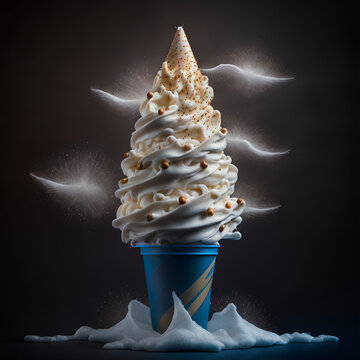 Christmas Tree Mcflurry Studio Lighting Ice Creme