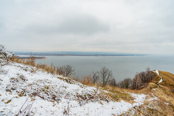 The Zhigulevsky mountains in winter