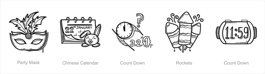 party mask, chinese calendar