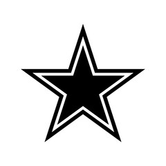 star icon in trendy flat design