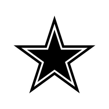 recommend clip art: star icon in trendy flat design