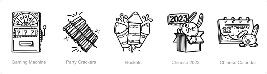 gaming machine, party crackers