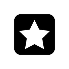 star icon in trendy flat design