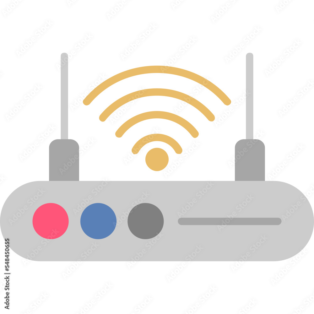 Wall mural Wifi Router Icon