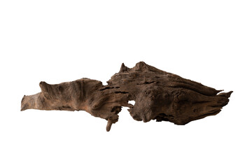 Old wood product display podium minimal style for presentation design, isolated on background