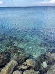 transparent sea coast, sea surface, natural background